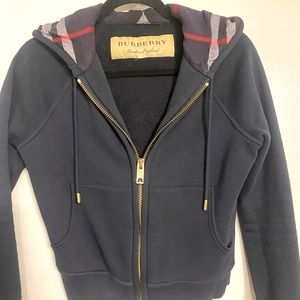 Authentic Burberry Zip Up Sweat Jacket